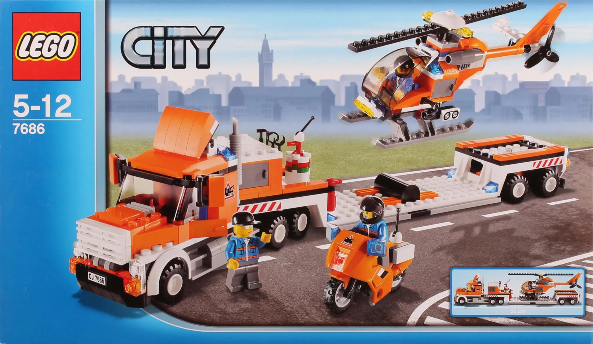 Lego city online helicopter transporter 7686
