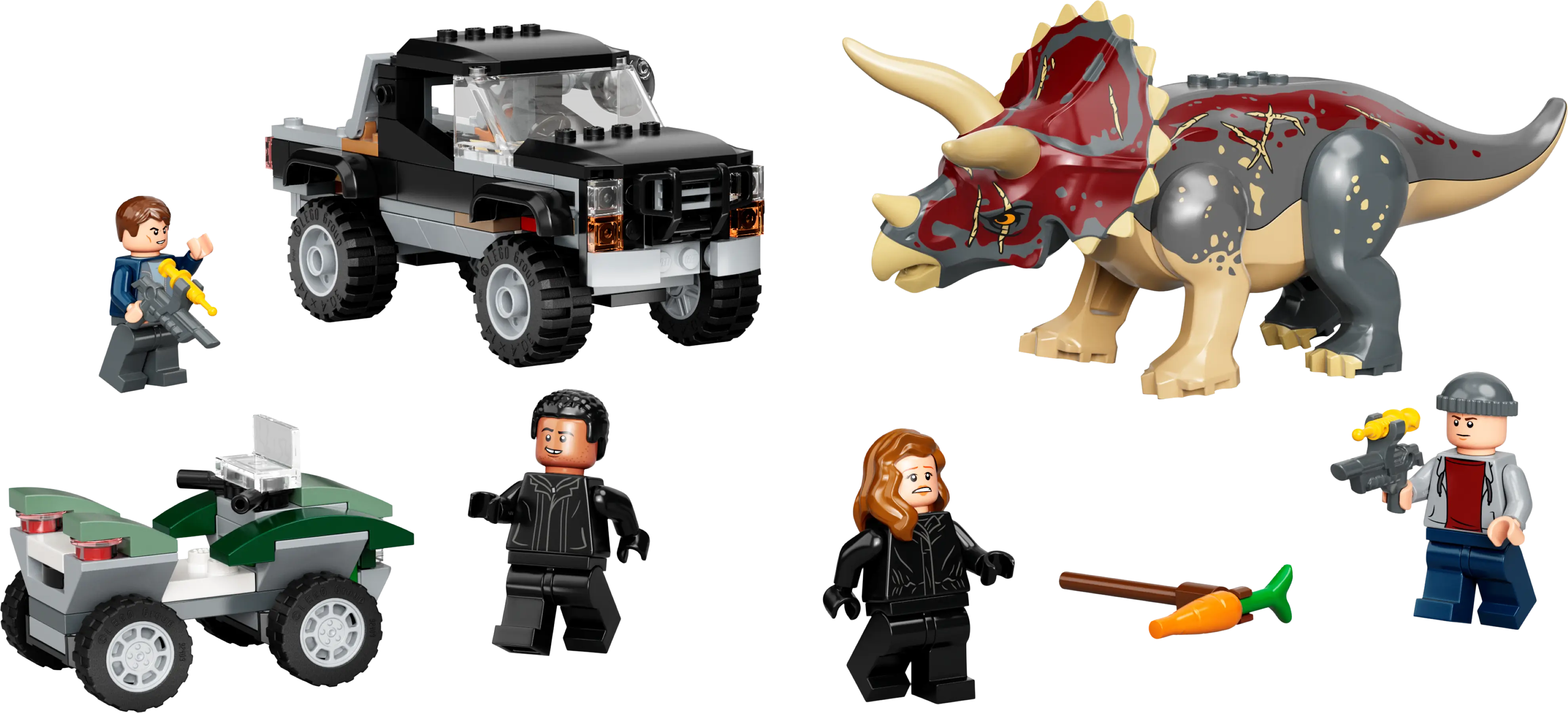 Jurassic park lego truck hotsell