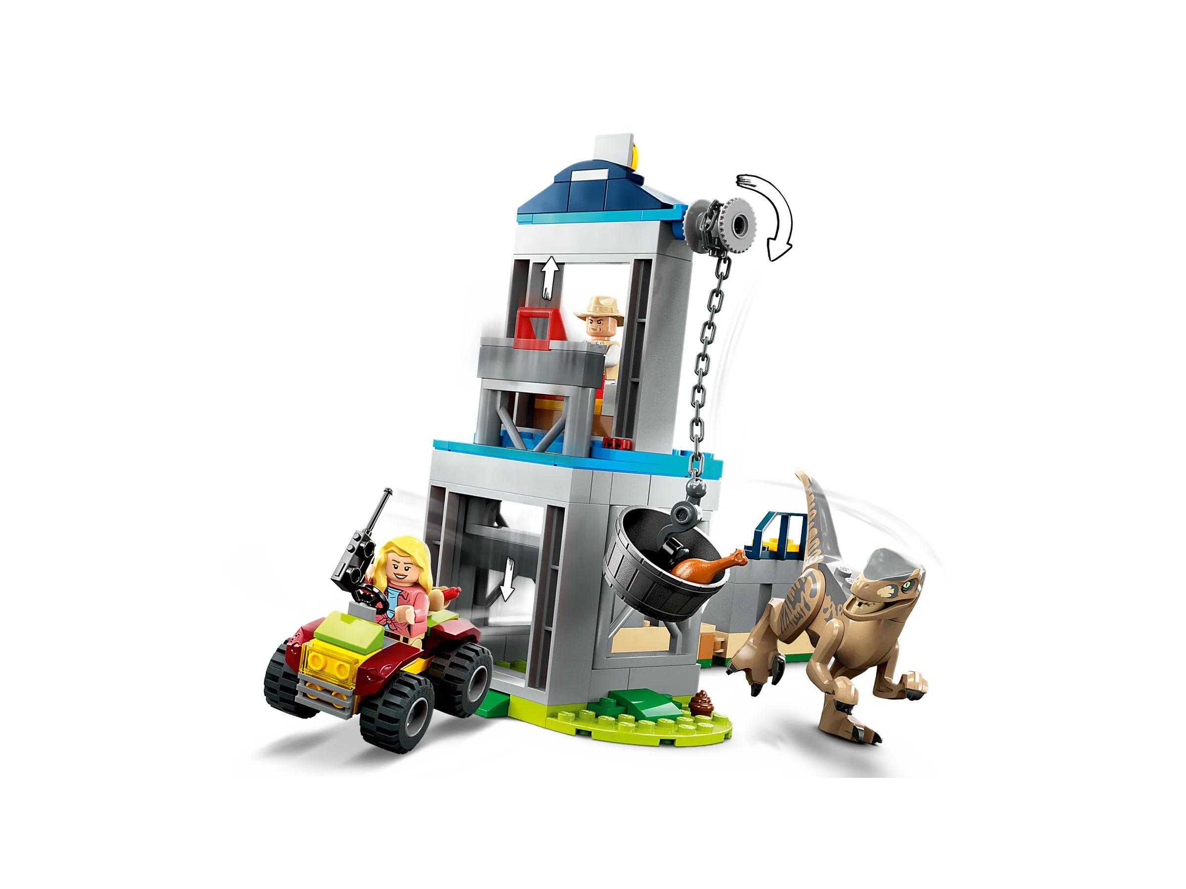 LEGO Jurassic World Velociraptor Escape Set 76957 SetDB