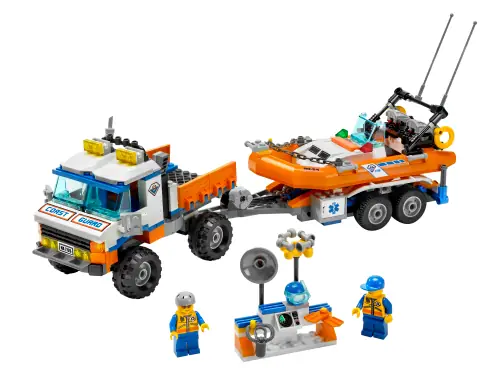 Lego city coast guard top boat