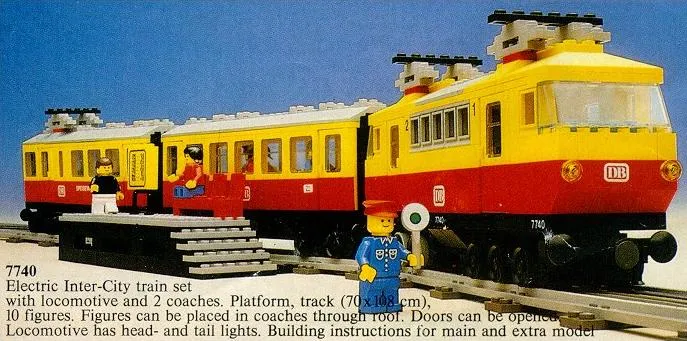 LEGO Trains Inter-City Passenger Train • Set 7740 • SetDB