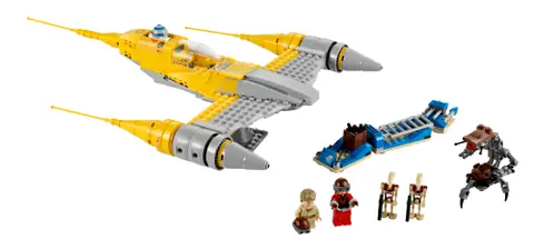 7877 LEGO Star Wars Naboo Fighter Pilot Red Jumpsuit
