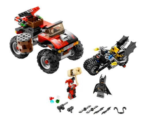 LEGO Batman The Batcycle Harley Quinn s Hammer Truck
