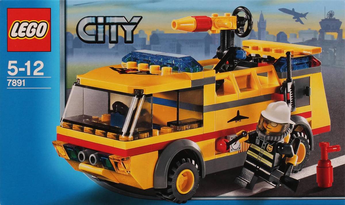 LEGO City Flughafen-Feuerwehrwagen • Set 7891 • SetDB