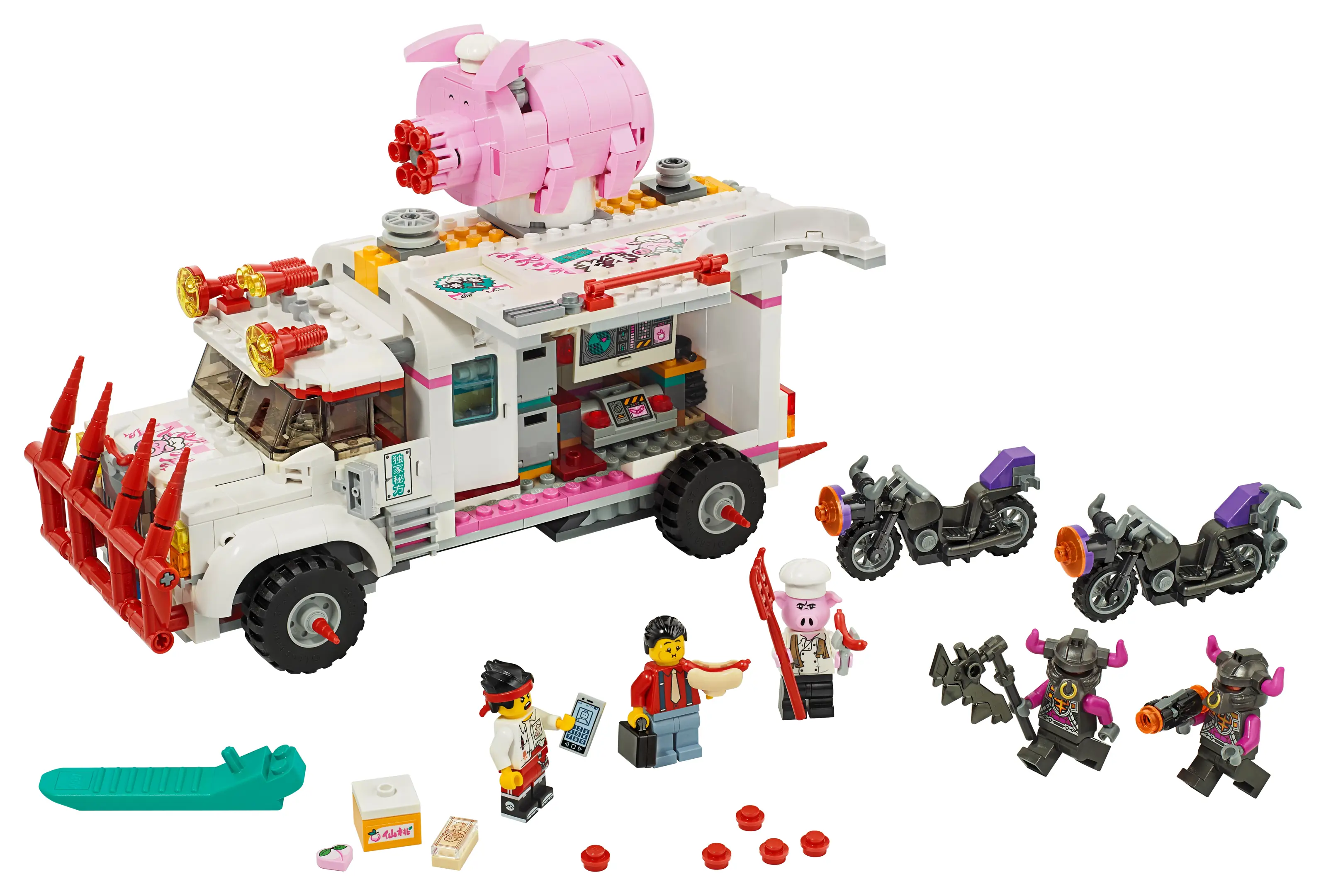 LEGO Monkie Kid Pigsy s Food Truck Set 80009 SetDB