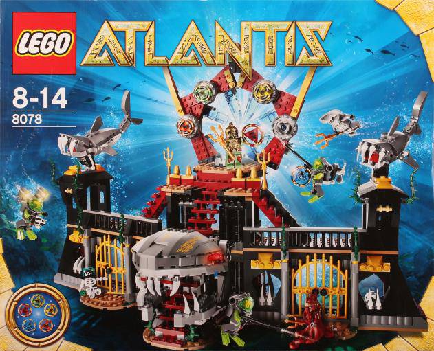 LEGO Atlantis Große Haifestung • Set 8078 • SetDB