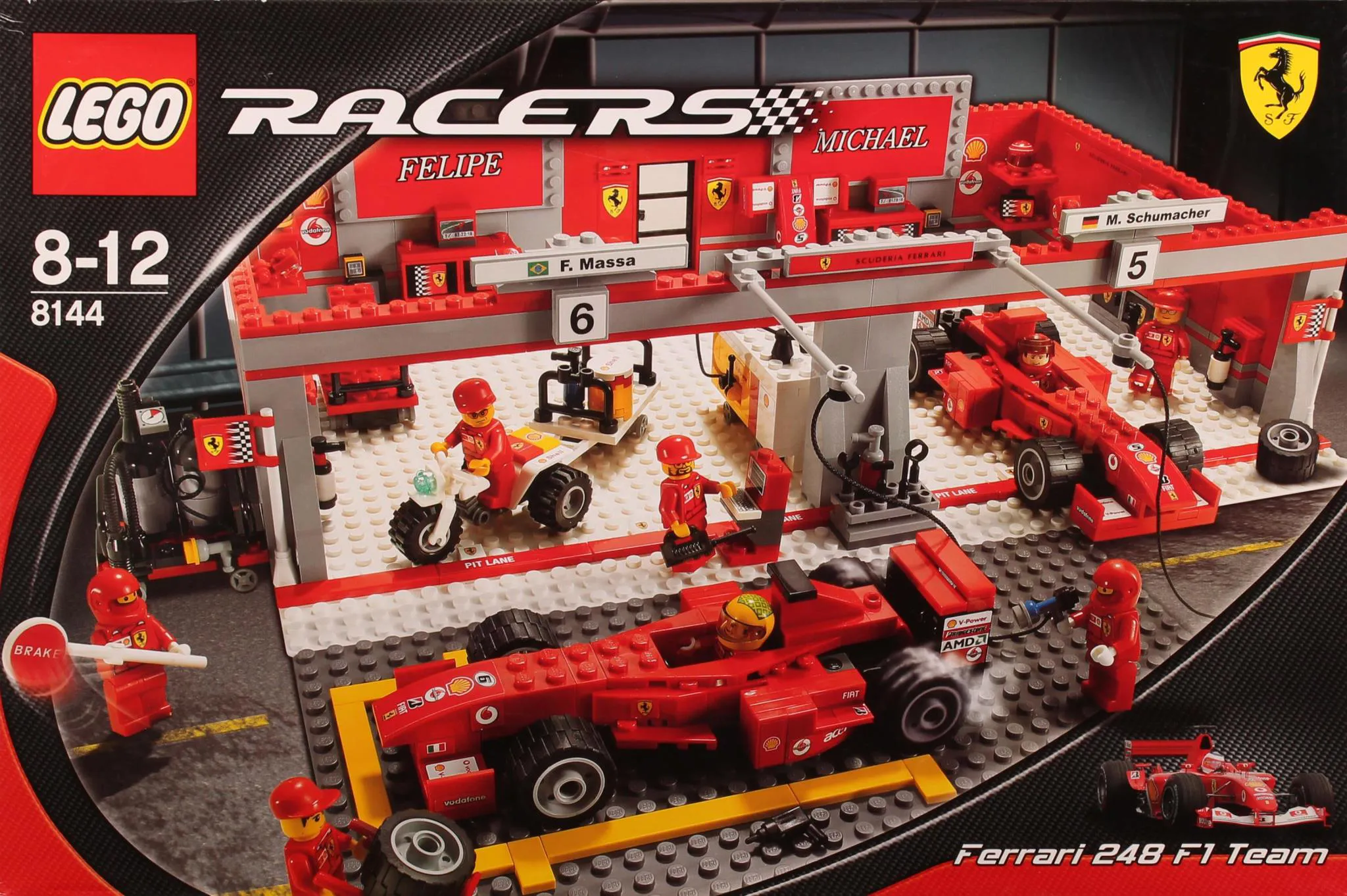 LEGO Ferrari F1 Team • Set 8144 • SetDB • Merlins Steine