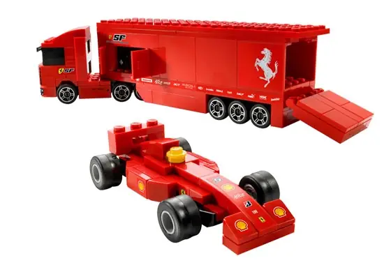 Lego ferrari f1 truck hotsell