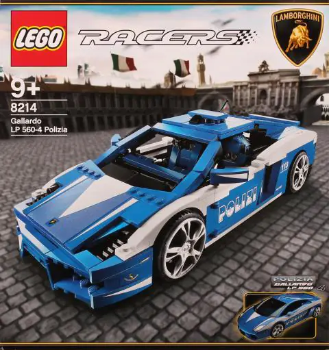 LEGO Racers Gallardo LP 560-4 Polizia • Set 8214 • SetDB