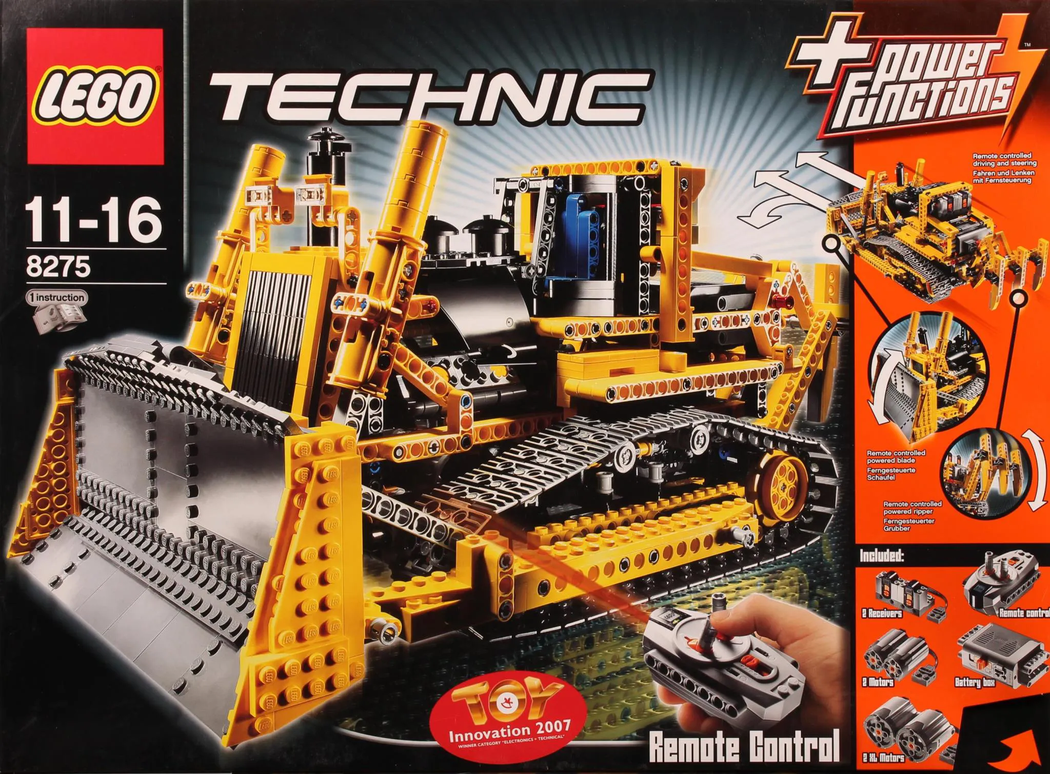 Lego technic bulldozer hot sale 8275