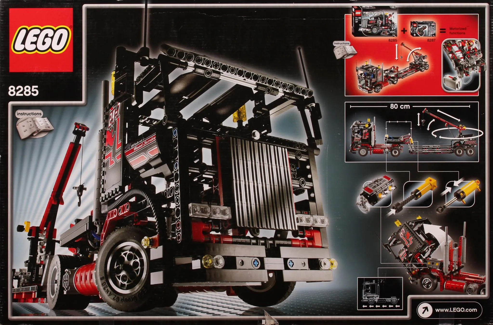 Deals Lego Technic 8285, Großer schwarzer Abschlepptruck