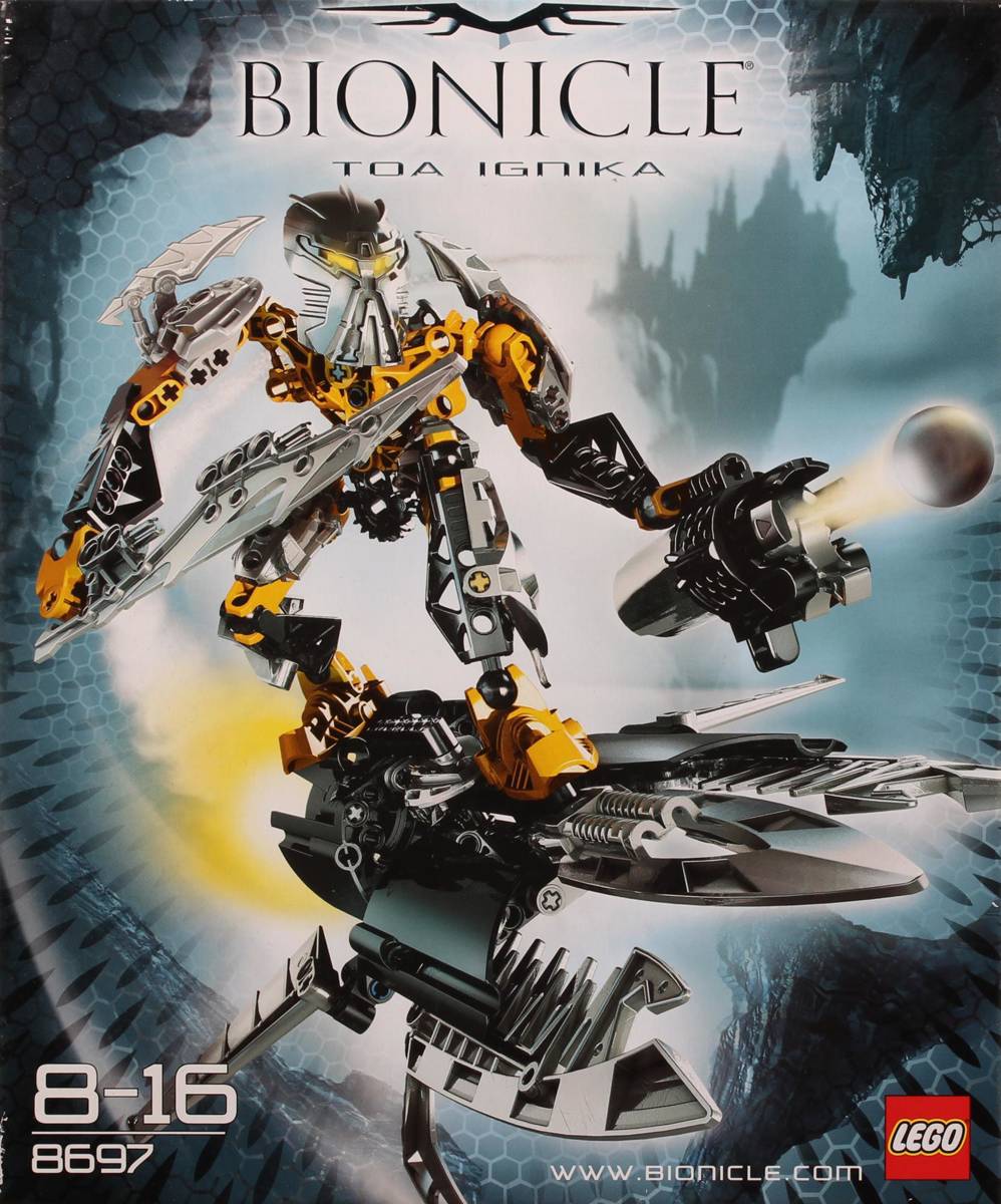 LEGO BIONICLE Toa Ignika • Set 8697 • SetDB • Merlins Steine