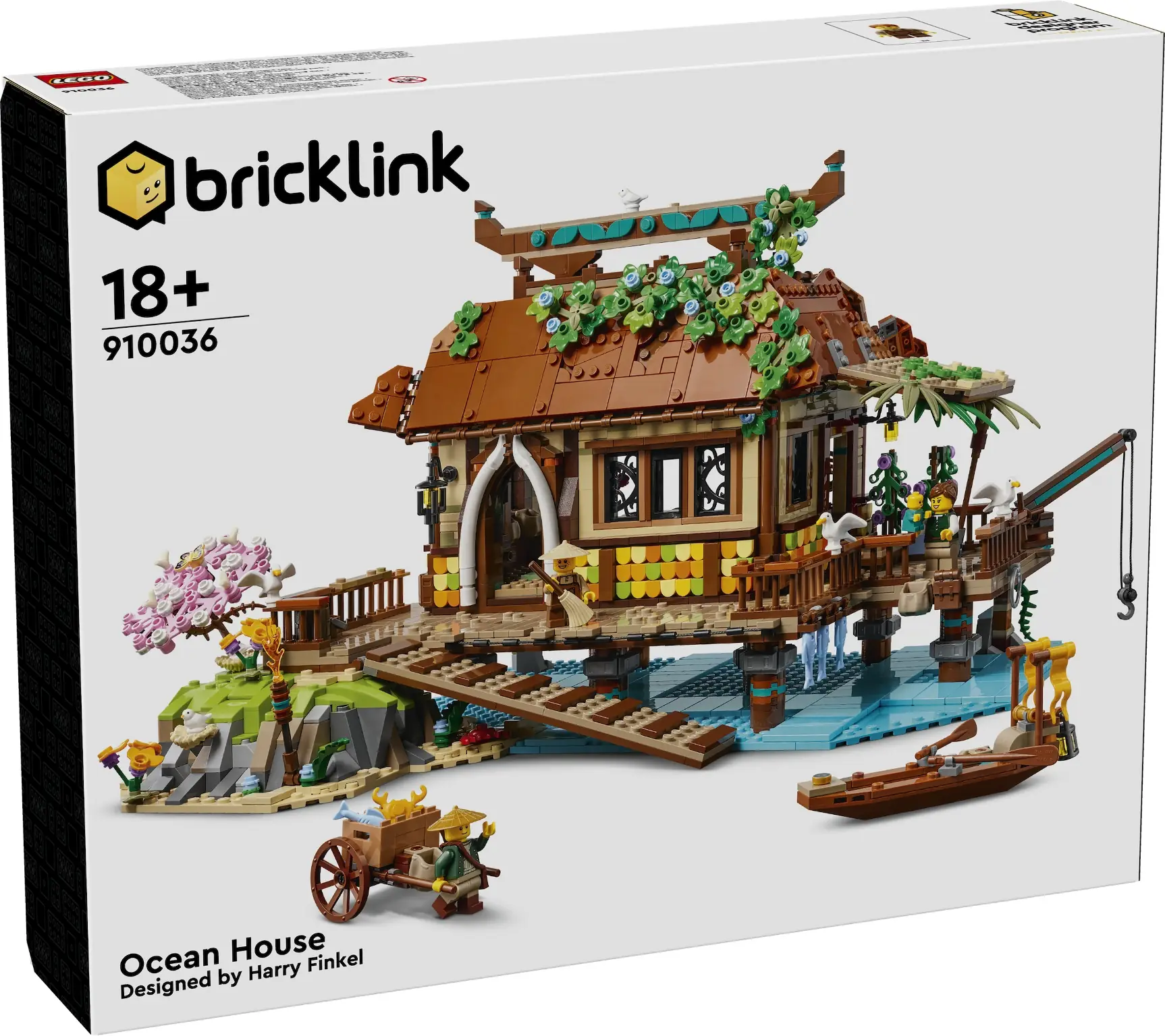 LEGO BrickLink Designer Program Pfahlbau am Meer