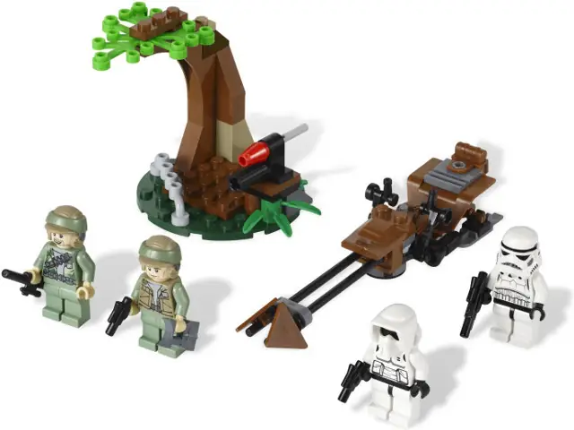 Lego star discount wars endor sets