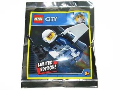 City Police Officer with Jet Pack foil pack