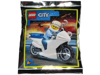 City Policeman and Motorcycle foil pack #2