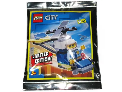 City Policeman and Helicopter foil pack