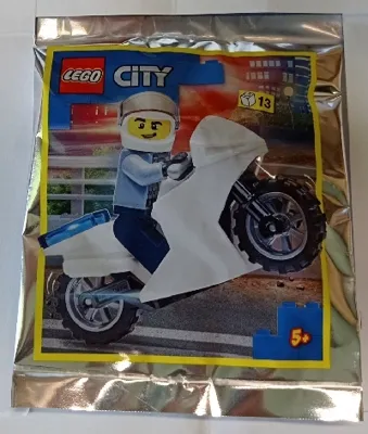 City Policeman and Motorcycle foil pack #3