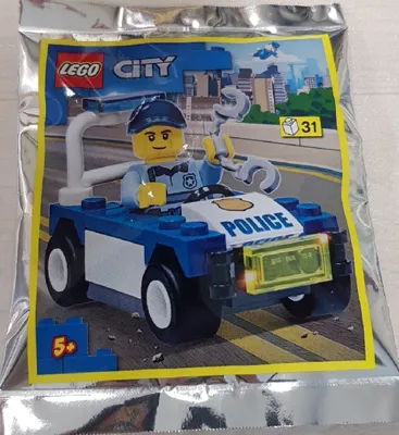 City Policeman with Car foil pack