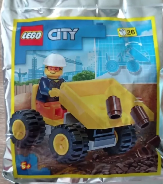 City Worker with Tipper Truck foil pack
