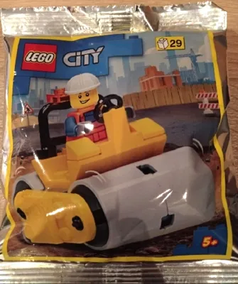 City Worker with Road Roller foil pack