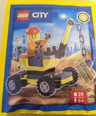 LEGO City Construction Trucks and Wrecking Ball Crane