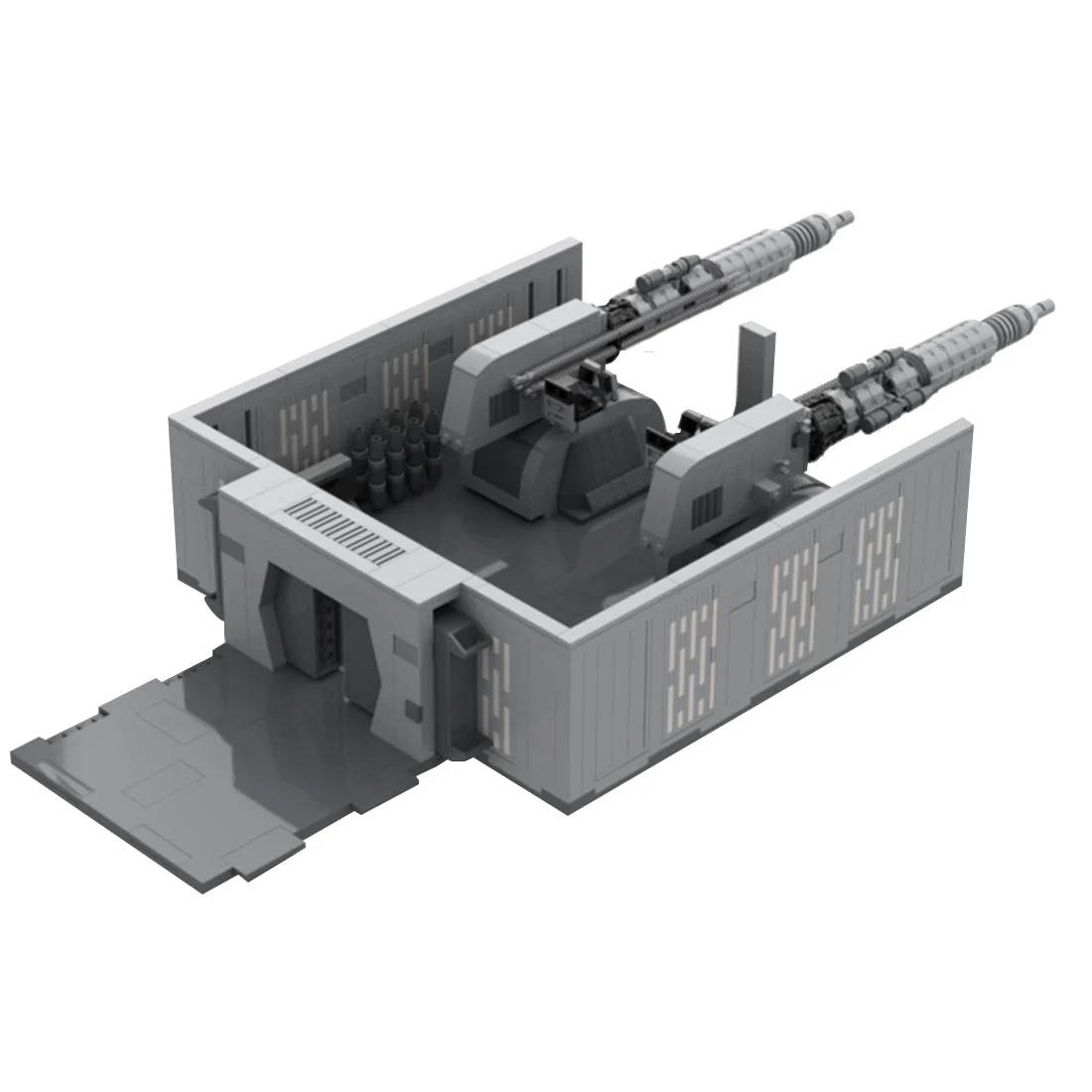 LesDiy Sci-fi Space Wars Modular Cannon House • Set 3366499