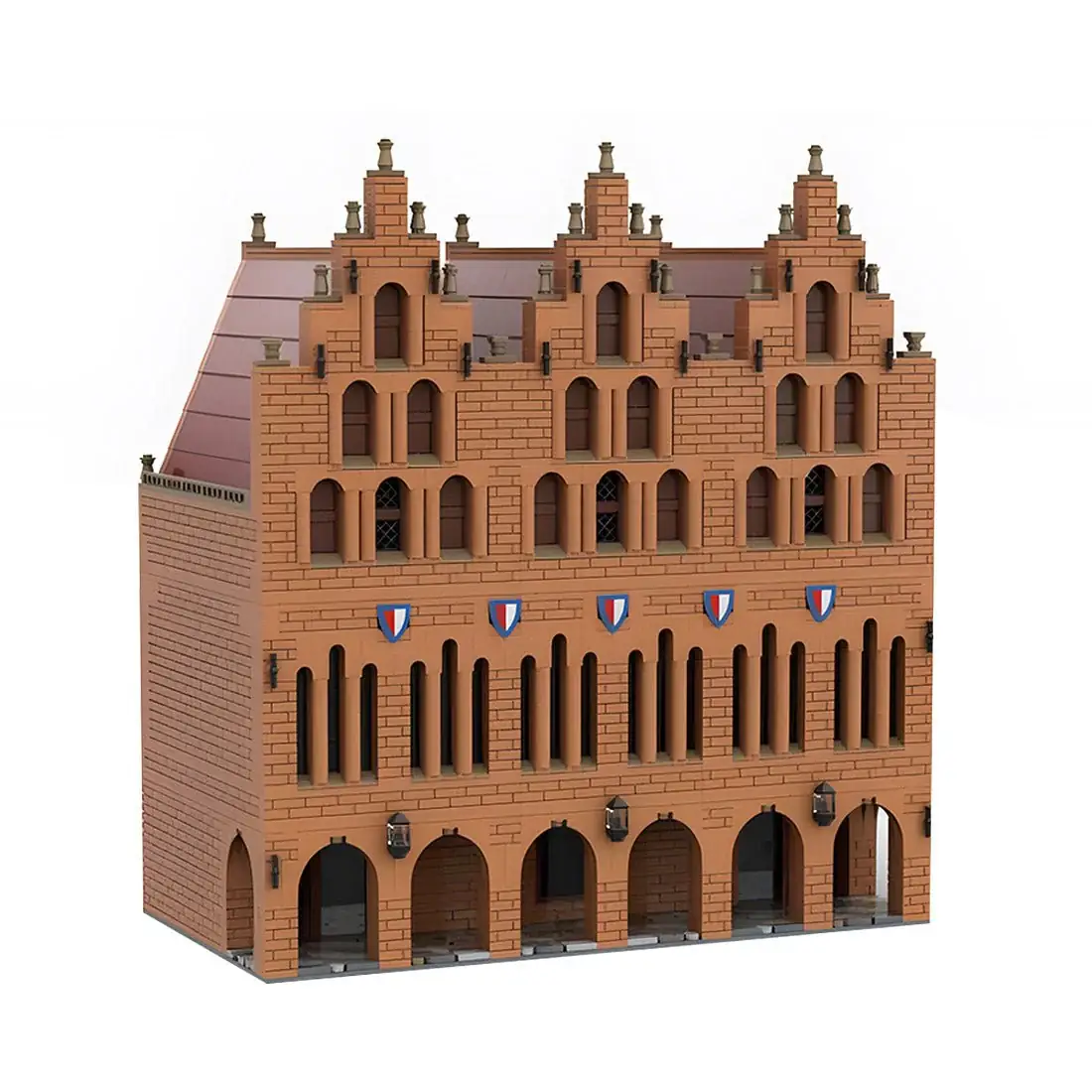 LesDiy Northern German Steinbrück Rathaus • Set 3592565