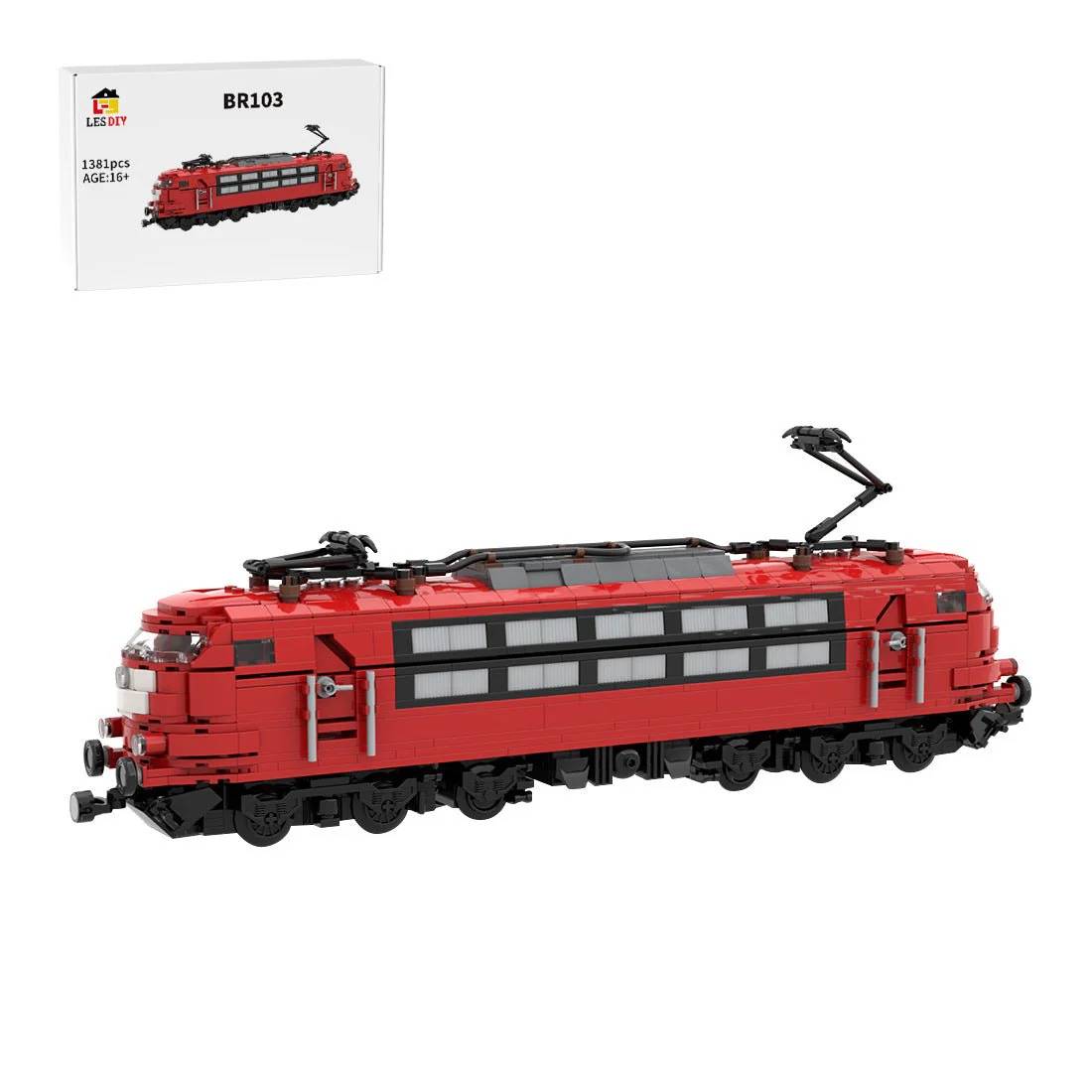 LesDiy BR 103 Locomotive Red • Set 3620394 • SetDB