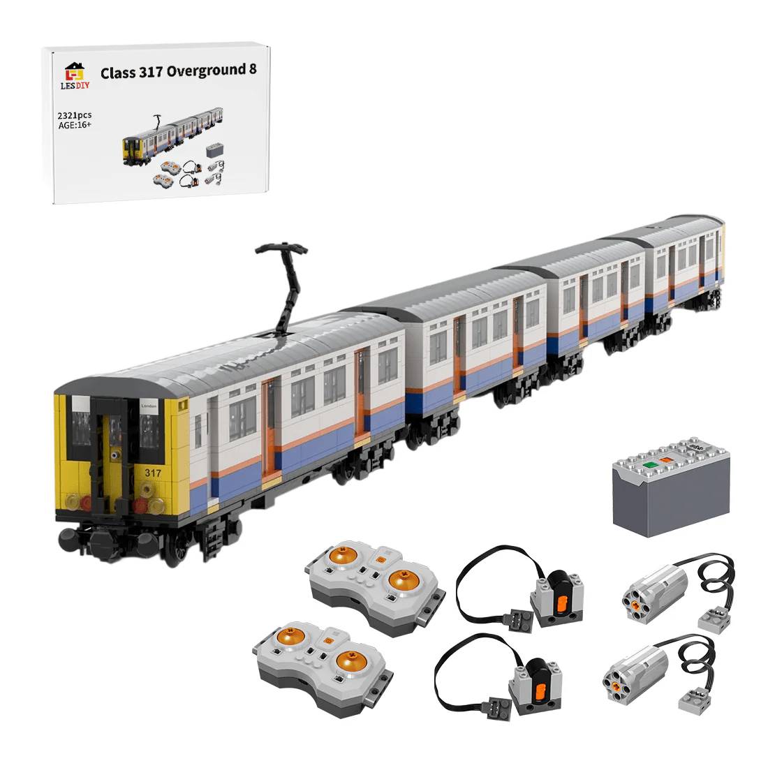 LesDiy Class 317 Overground Livery • 8 Wide