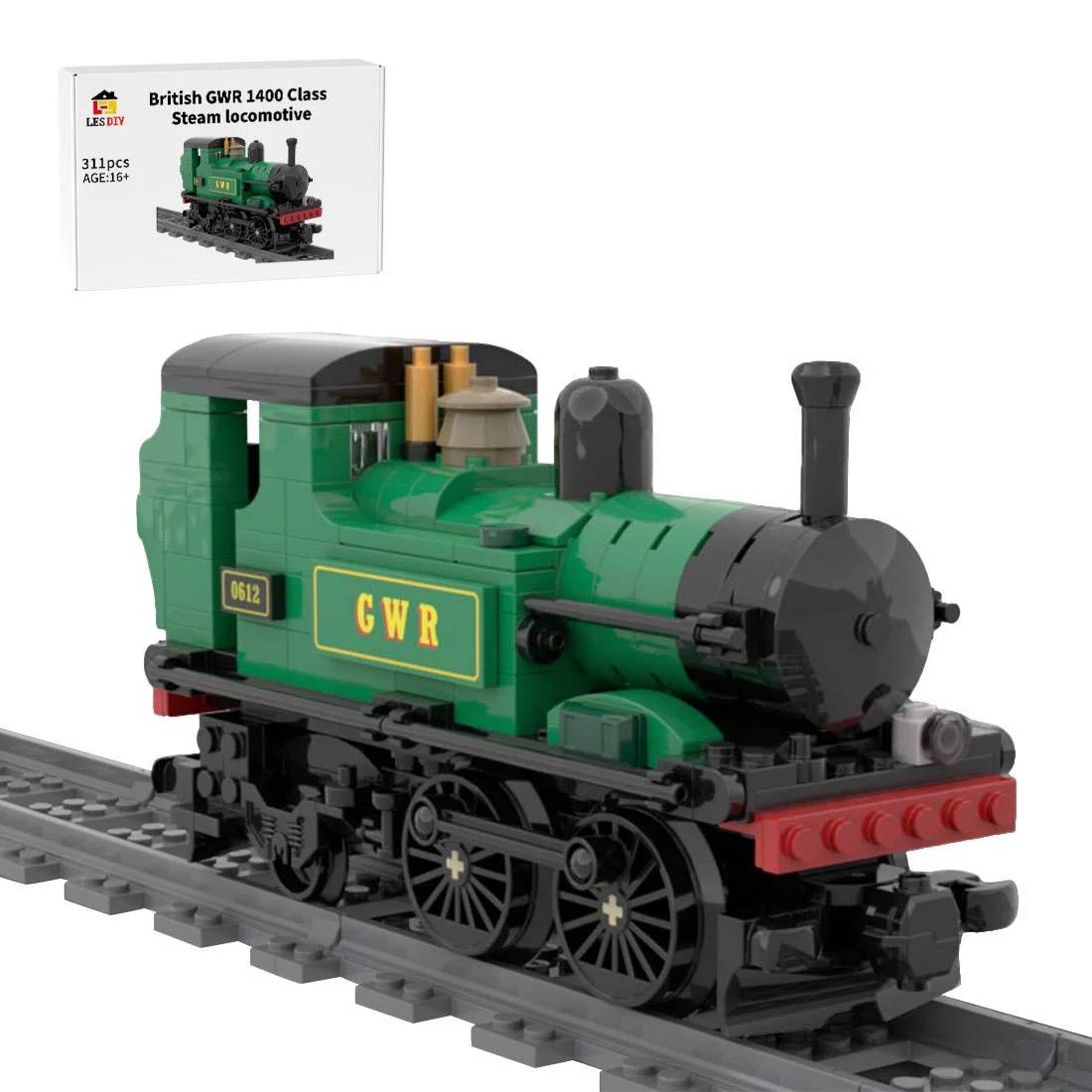 LesDiy British GWR 1400 Class Steam Locomotive • Set 3673326