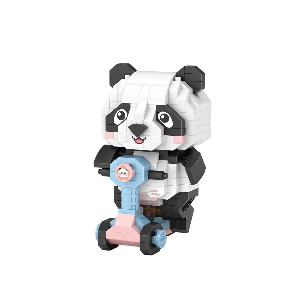 LOZ Panda mit Roller • Set 8801 • SetDB • Merlins Steine