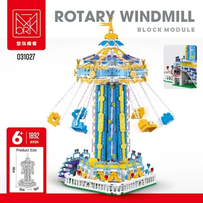 The Amusement Park Rotating Windmill
