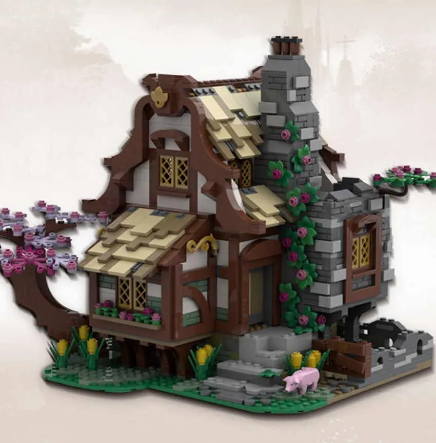 Mork - Medieval farmhouse | Set 033004