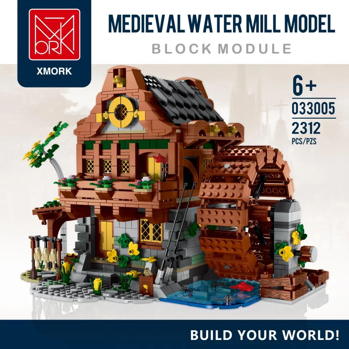 Mork - Mittelalterliche Wassermühle | Set 033005