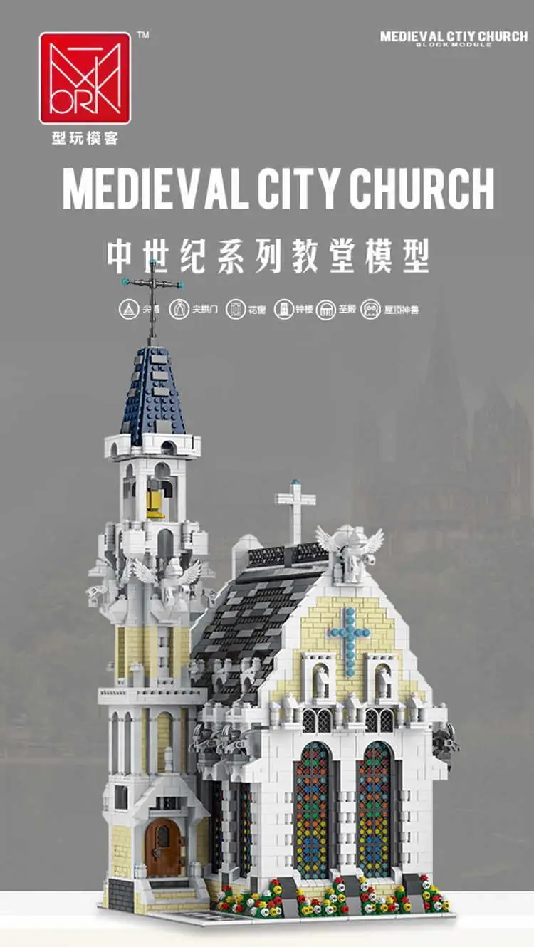Mork Medieval City Church Set 033006 SetDB