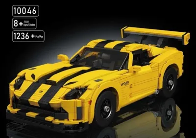 MOULD KING 10007 The Senna Car Model Building Blocks Toy Set 