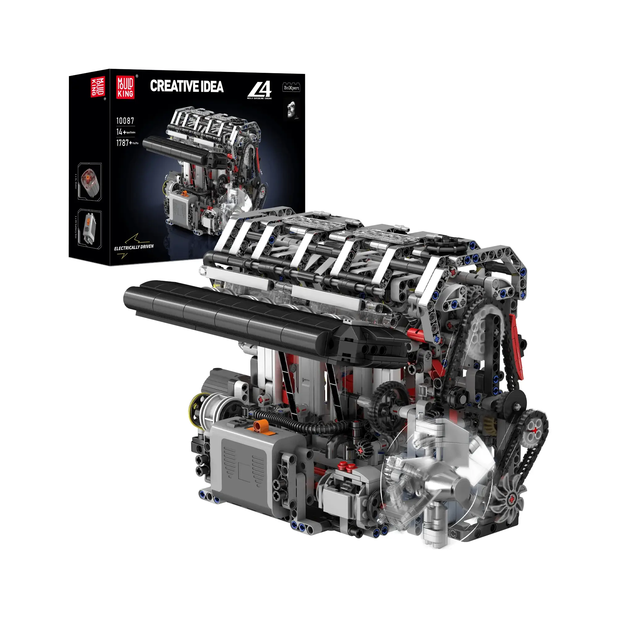 10087 Mould King L4 Gasoline Engine • Set 10087 • SetDB