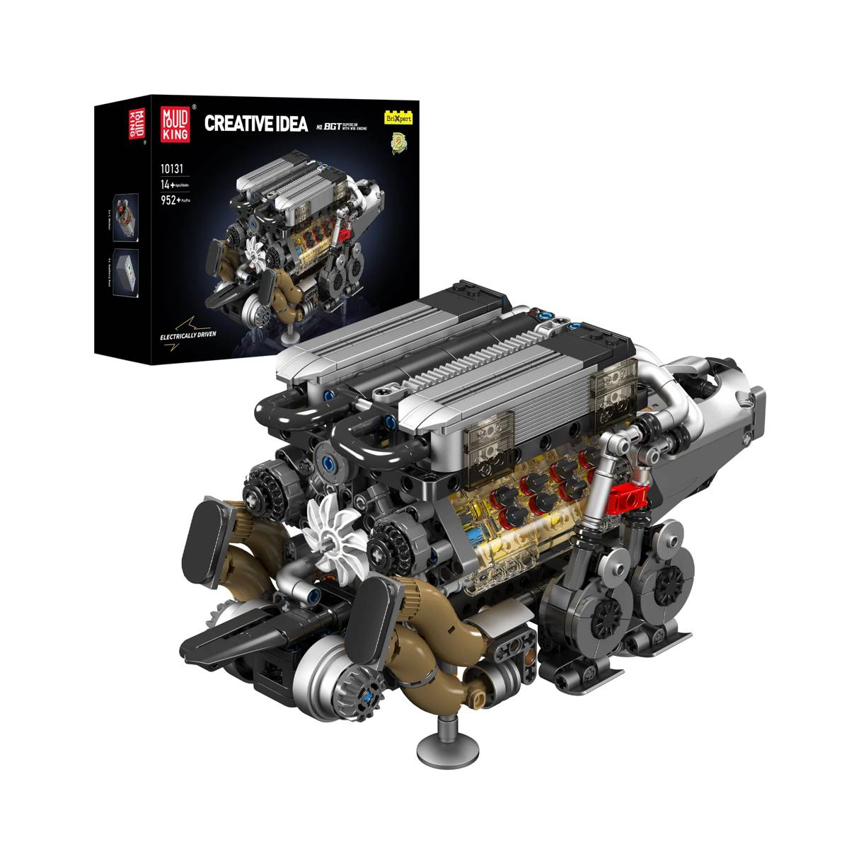 Mould King Supercar V16 Engine • Set 10131 • SetDB