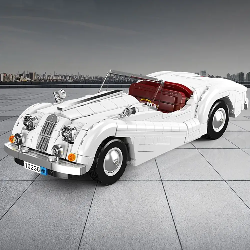 Mould King 10236 Vintage Kabriolet Bausatz - 1302+ Teile Oldtimer Modell Für Sammler
