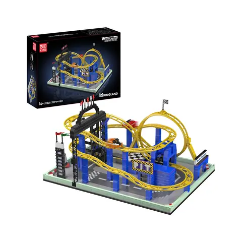Mould King 11016 Parque de atracciones Juguete de construcción teledirigido giratorio silla voladora bloques de construcción MOC Flying Swing Ride Mould King 11016 Parque de atracciones Juguete de construcción teledirigido giratorio silla voladora bloques de construcción MOC Flying Swing Ride