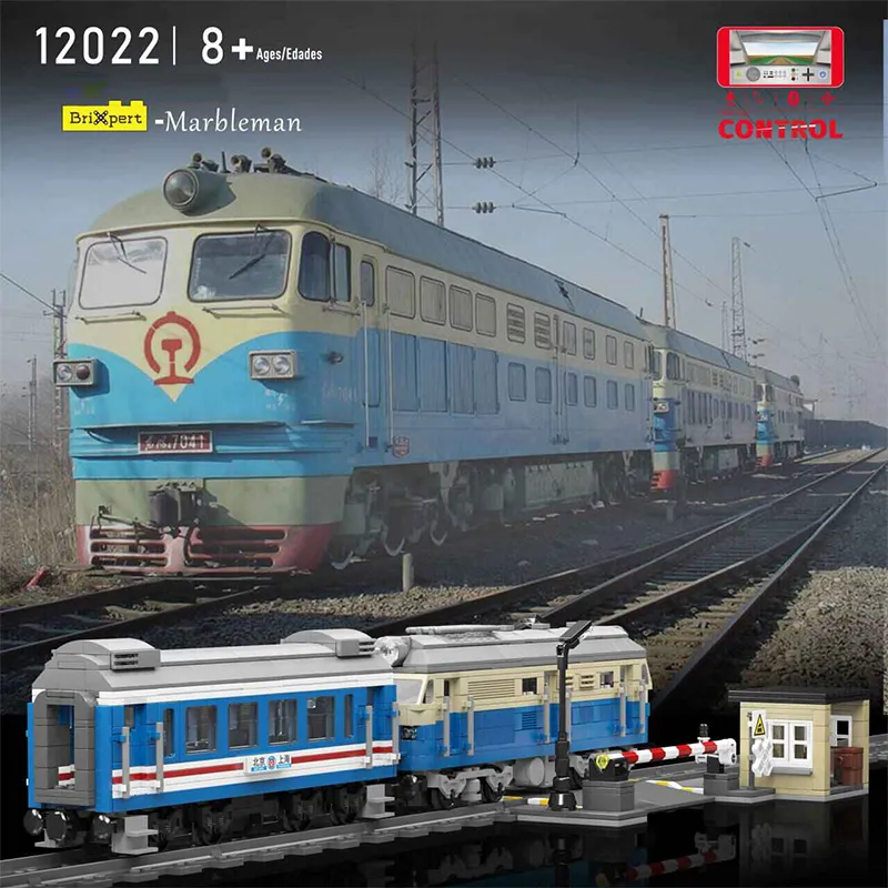Mould King DF4B Diesel-electric Locomotive • Set 12022