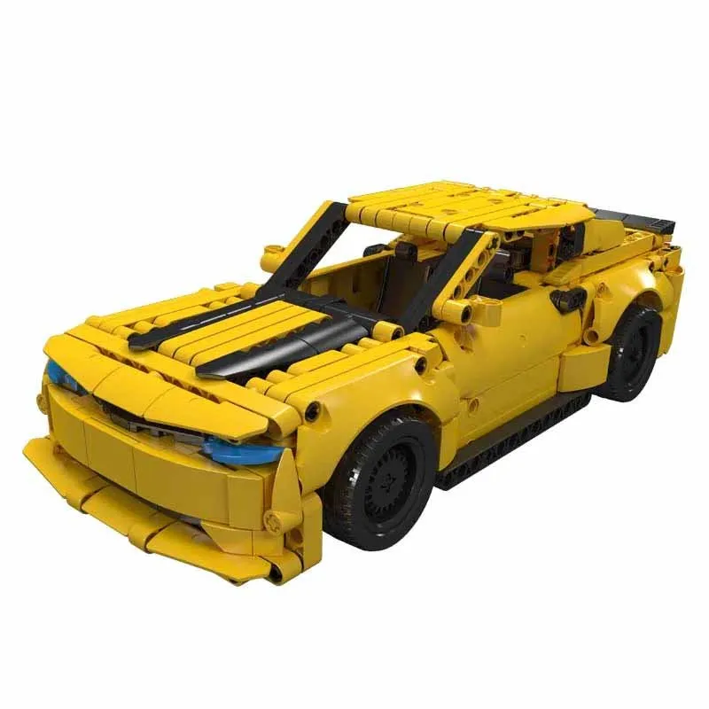 Mould King Bumblebee Pull Back Car Set 15081 SetDB