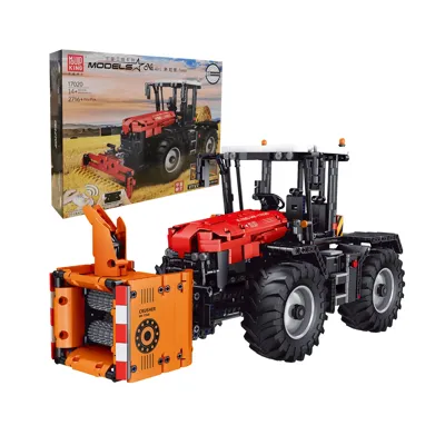Technic 4-in-1 Tractor in red
