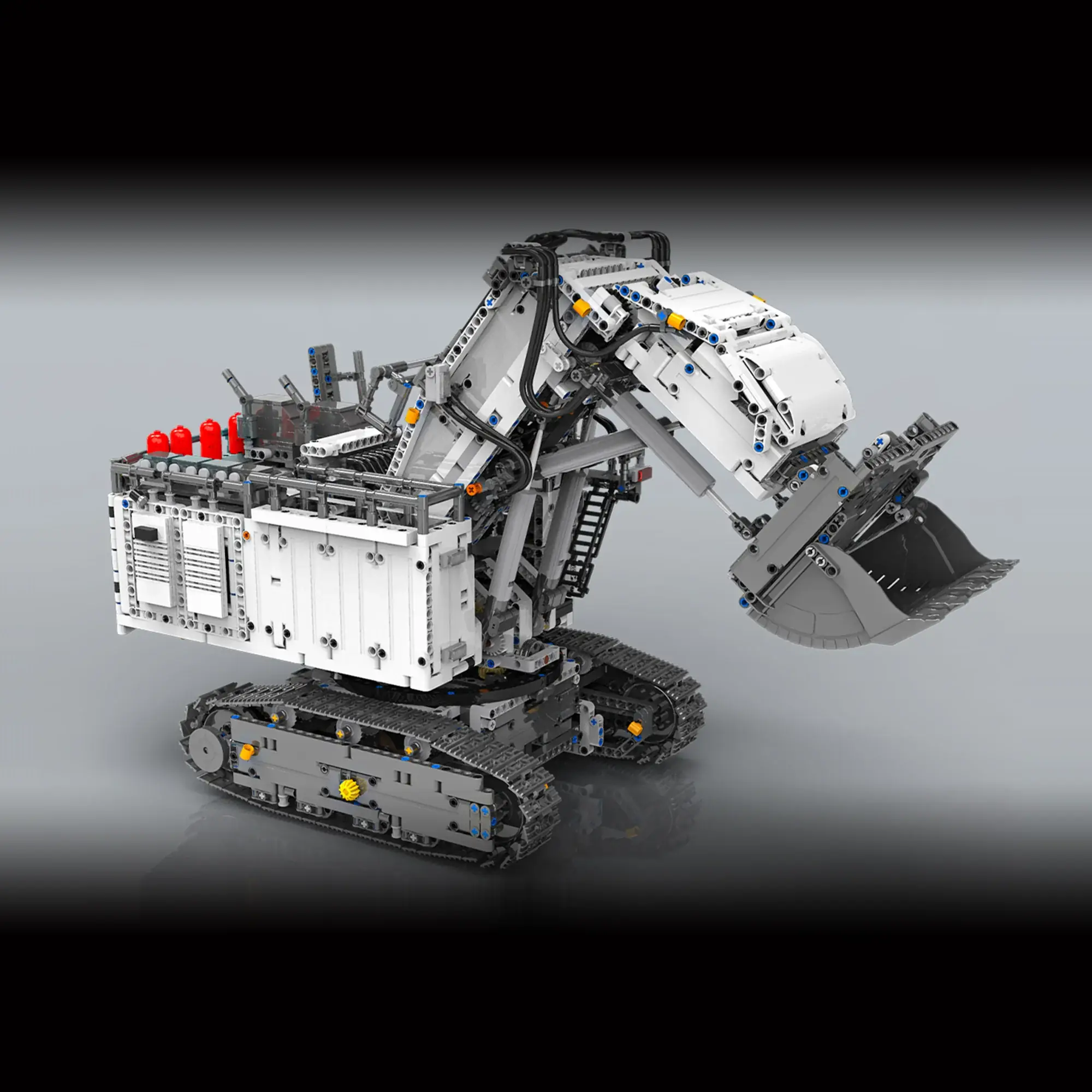 Mould King Excavator • Set 17048 • SetDB • Merlins Steine