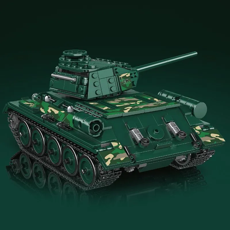 Mould King T-34 Medium Tank • Set 20015 • SetDB 