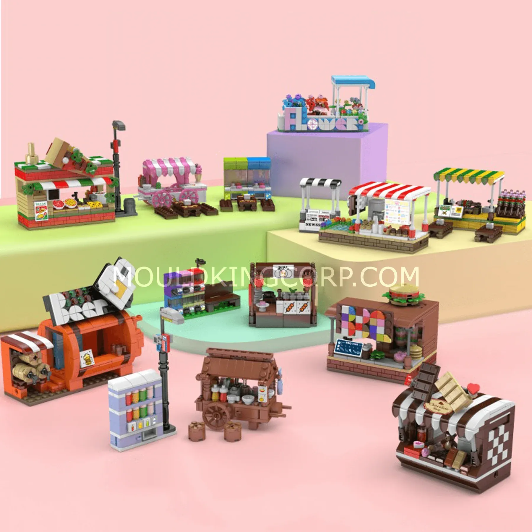 Mould King Chocolate Shop • Set 24027 • SetDB
