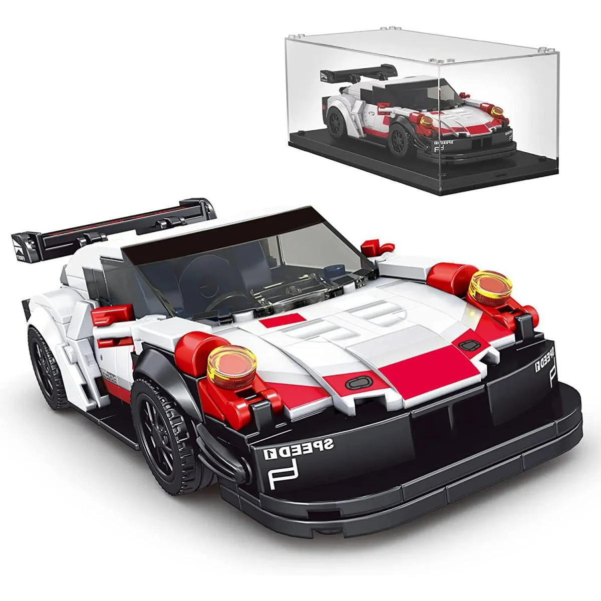 Mould King 911 RSR Supercar • Set 27010 • SetDB 