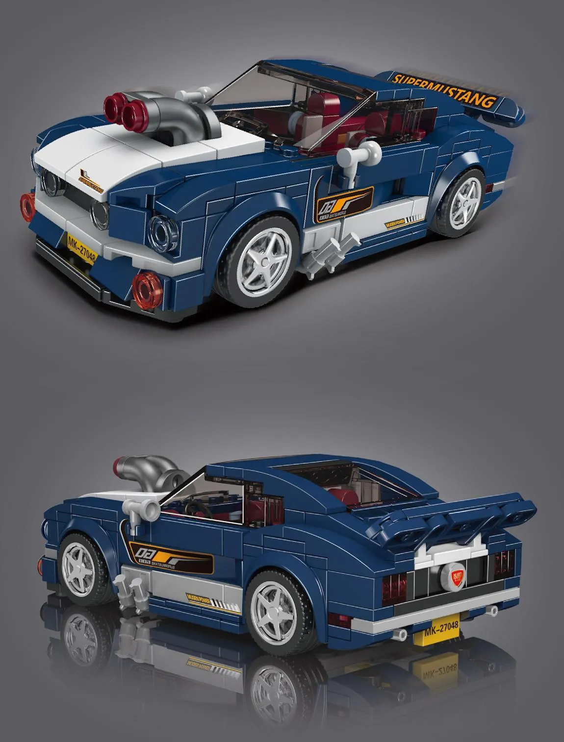 Mould King Mustang 1967 • Set 27048 • SetDB • Merlins Steine