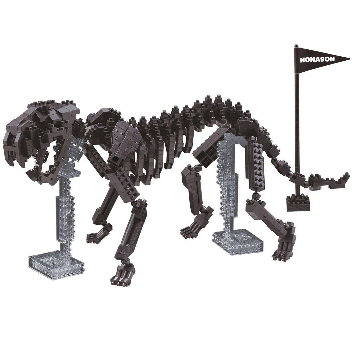 nanoblock NONA9ON Tiger Skeleton • DIAMOND BLOCKS